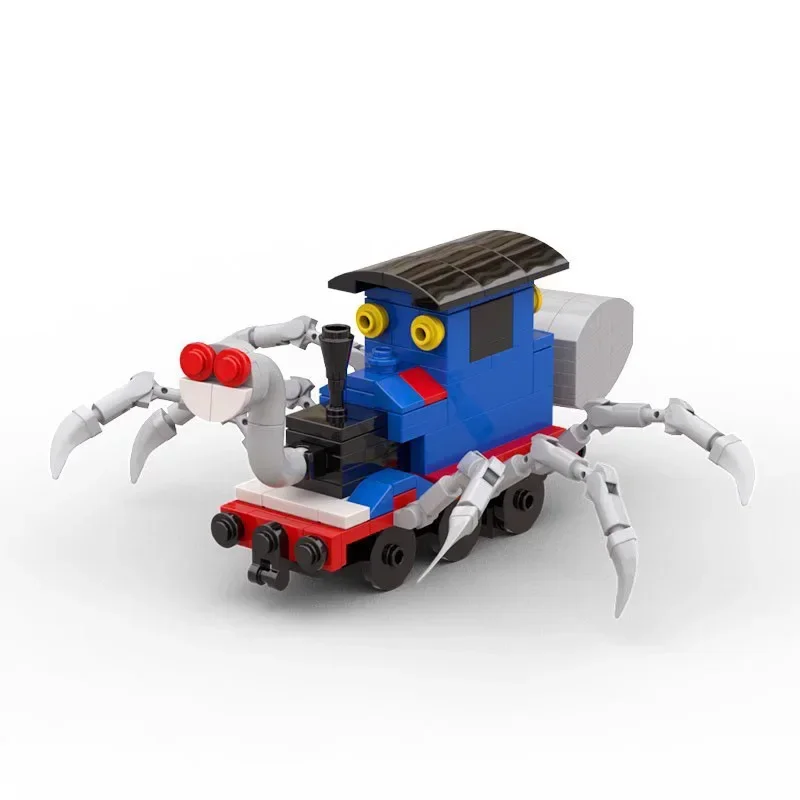 MOC Thomas EXE Horror-Zug Monster Baustein-Set Kreatives Spiel Action-Cartoon DIY Bausteine Spielzeug Kinder Geschenk