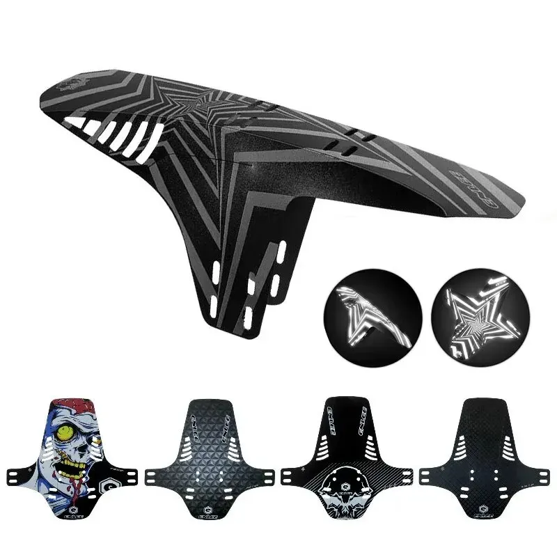 Bicycle fender 1pc reflective suitable for front fork rear wheel cycling parts