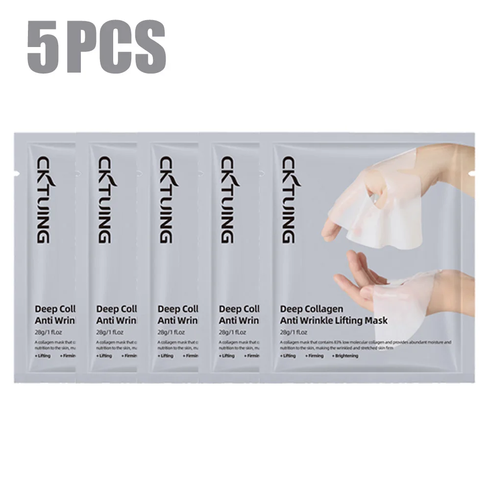 Collagen-Infused Deep Hydration Brightening & Firming Facial Mask Set - 5 Pack Korean Skincare