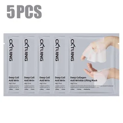 Collagen - Infused Deep Hydration Brightening & Firming Facial Mask Set - 5 Pack Korean Skincare (5pcs)