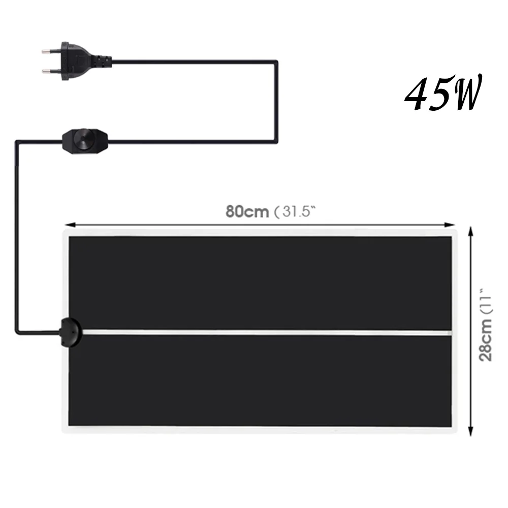 Seedling Heat Mat 45W Plants Waterproof Heating Pad with Temperature Control Adjustable Controller Seedlings Plant Heating Germination Warm Mat planting mat,seedling heat mat
