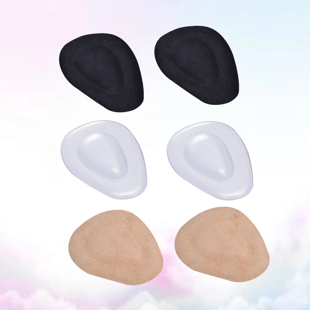 

Insole 3 Pair Lint Anti- Shoe Pads Forefoot Cushions High Heels Shoes Insoles Cushions