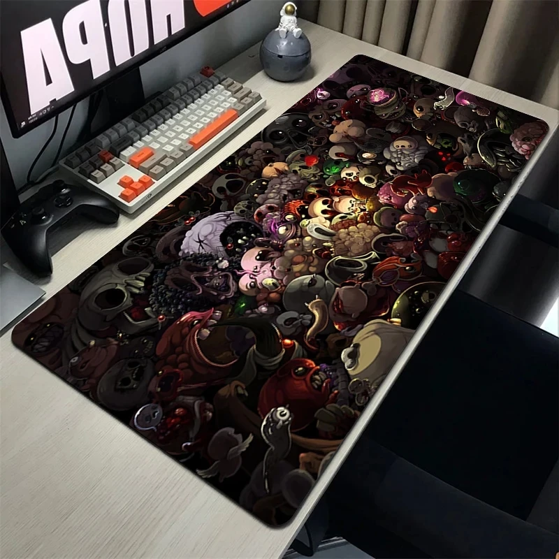 The Binding Of Isaac Mousepad Gamer Gaming Keyboard Pad Computer Accessories Deskmat Mouse Mats Rubber Mat Pc Cabinet Mausepad mouse pad