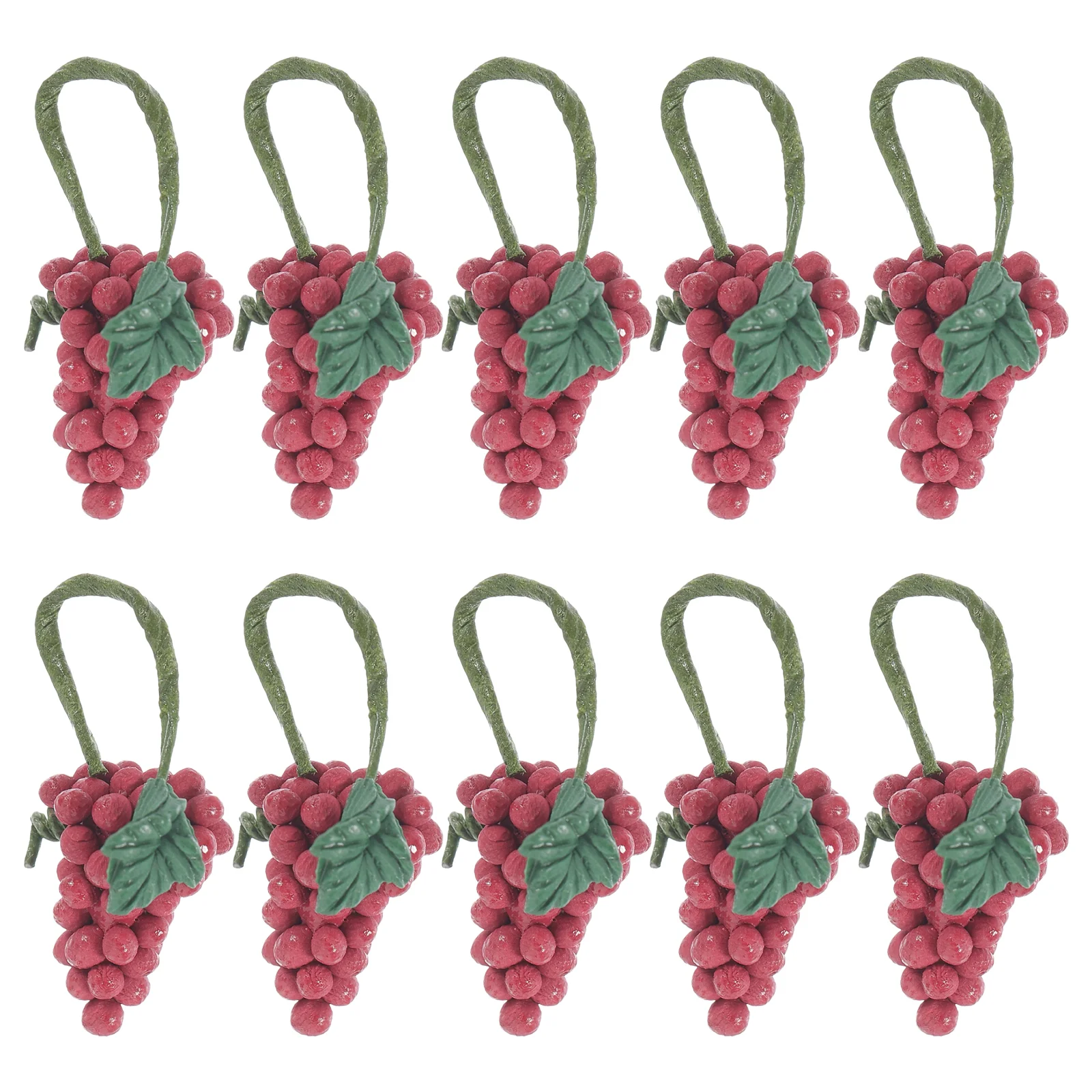 

Artificial Grapes Mini Grape Clusters Resin Fake Grape Bundles Decorative Grapes Hanging Ornaments Faux Fruit Props Vintage