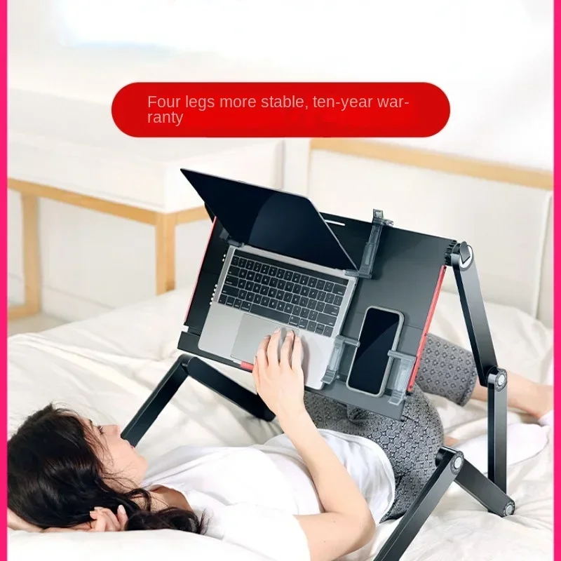 On The Bed Computer, Lazy Person Table, Lying Flat, Laptop Stand, Lifting, Movable Folding Table, Lying on The Bed Table new household water spray spray large flat mop free hand wash lazy mop floor mop