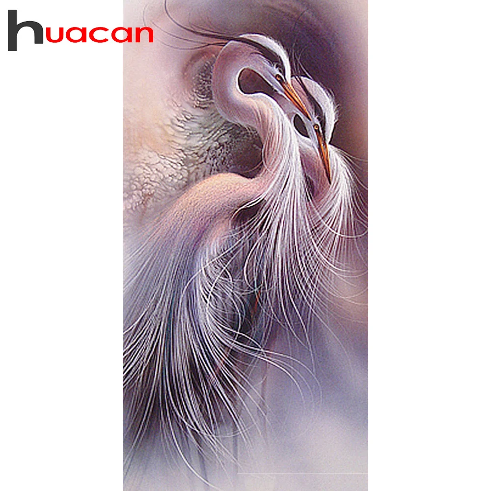 Huacan 5D Diamond Painting Full Square Bird Diamond Embroidery Animal Mosaic Home Decoration Sale diamond painting diamond painting accessories diamond painting accessory box