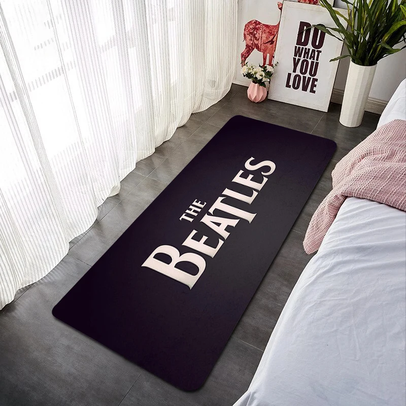 

Bath Mat The B-Beatles Rock Band Entrance Door Doormat Bedroom Carpet for Kitchen Super Absorbent Bathroom Rug Room Mats