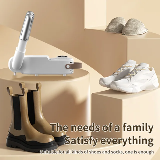 Timer Shoe Dryer Intelligent Boot Warmer EU/US UV Telescopic Adjustable Dryer Quick Drying Deodorizing Sterilizing Shoe Dryer 6