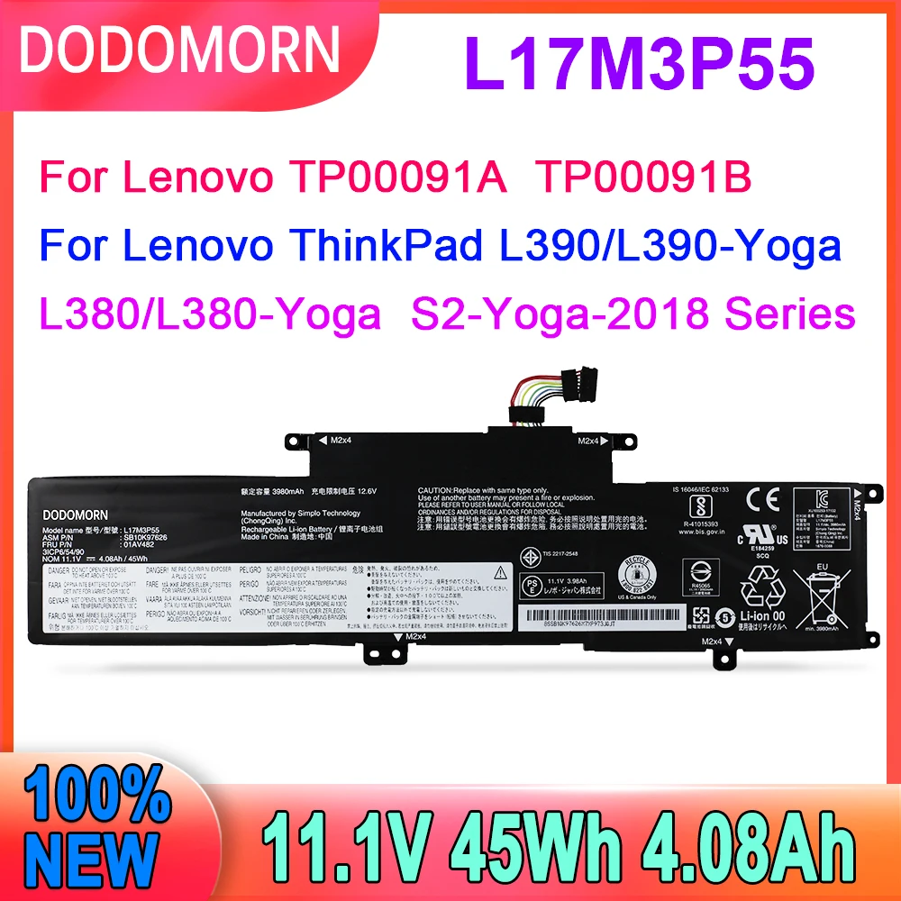 Lenovo-Thinkpad S2 Yoga S2 2018 Series bateria