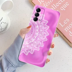 Custodia per telefono in silicone morbido trasparente per Realme GT Master Edition - Cover protettiva alla moda per donne