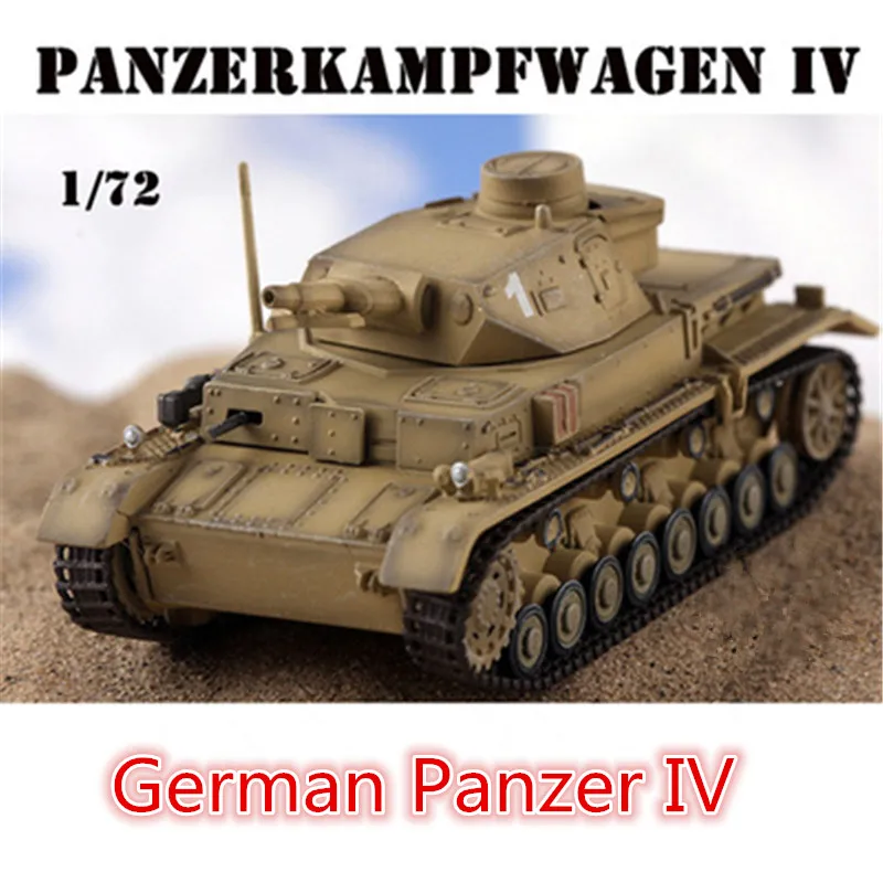 

1:72 Scale Model WWII German Military Panzer IV Medium Tank Armored Vehicle Diecast Toy Collection Gift Display Decoration