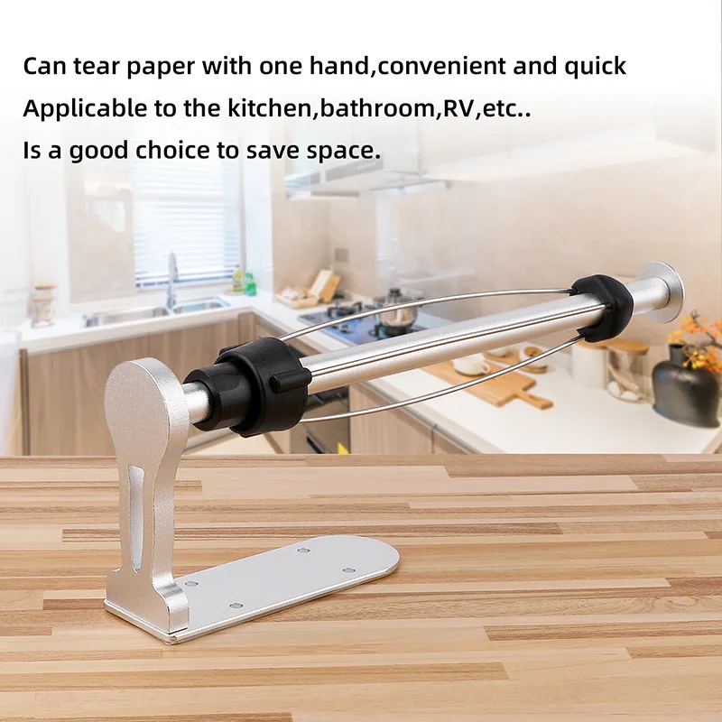 Stainless Steel Paper Towel Holder Self Adhesive Toilet Roll Paper Holder No Punching Kitchen Bathroom Lengthen Storage Rack paper towel holder toilet paper holder toilet paper rack toilet roll holder paper towel rack