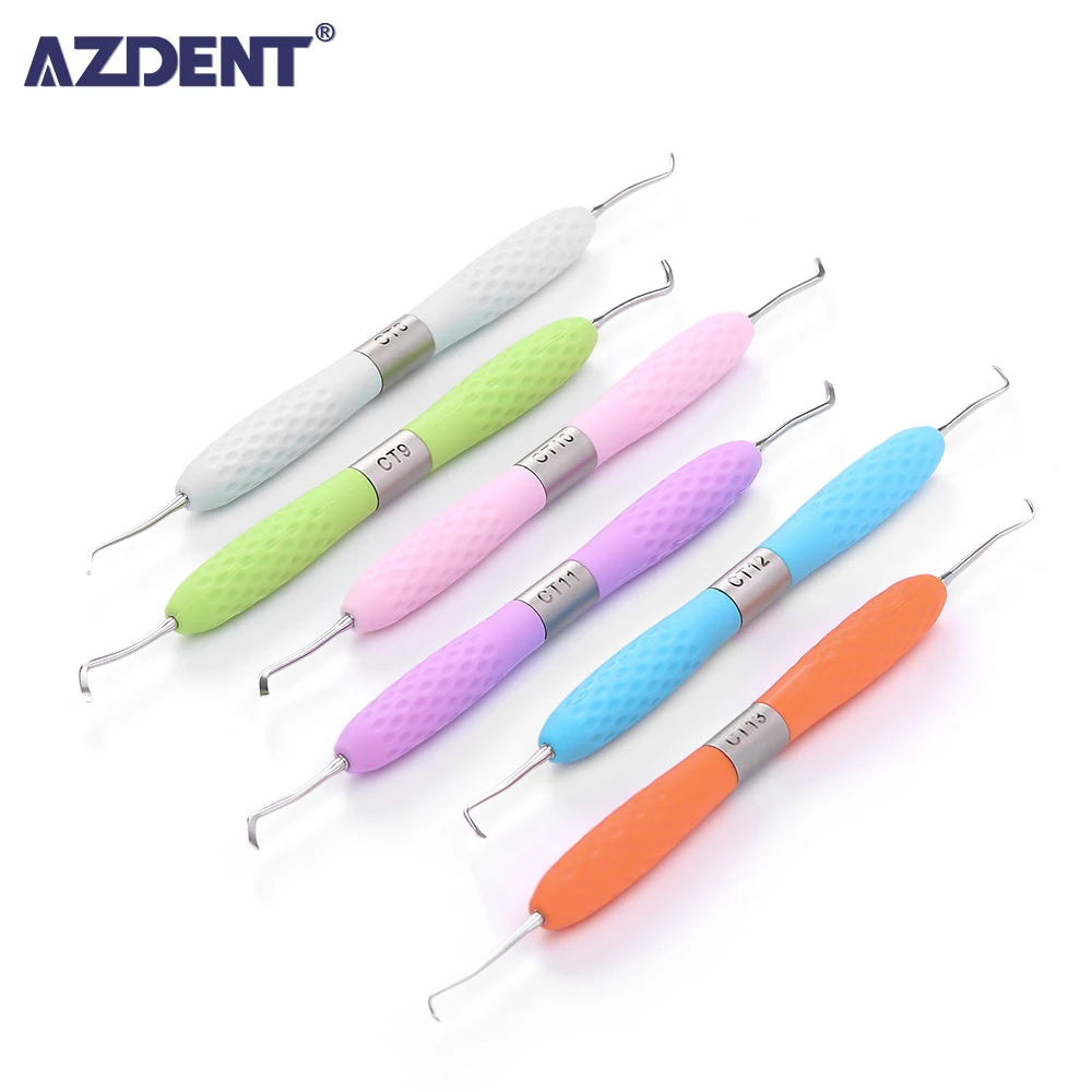 

AZDENT Dental Restoration Instruments Enamel Chisel Set Dental Instrument Autoclavable Dentistry Tools