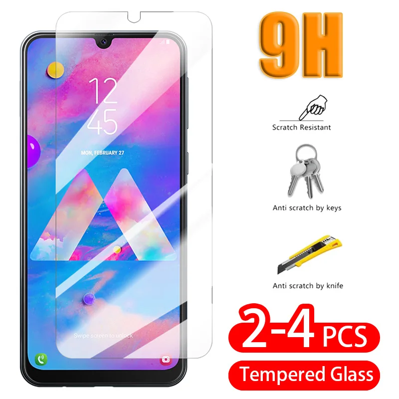 

For Samsung Galaxy M30 Screen Protector 9H Tempered Glass HD Full Cover Film For Samsung Galaxy M30 M30S M31 M31S M32 5G M33 M34