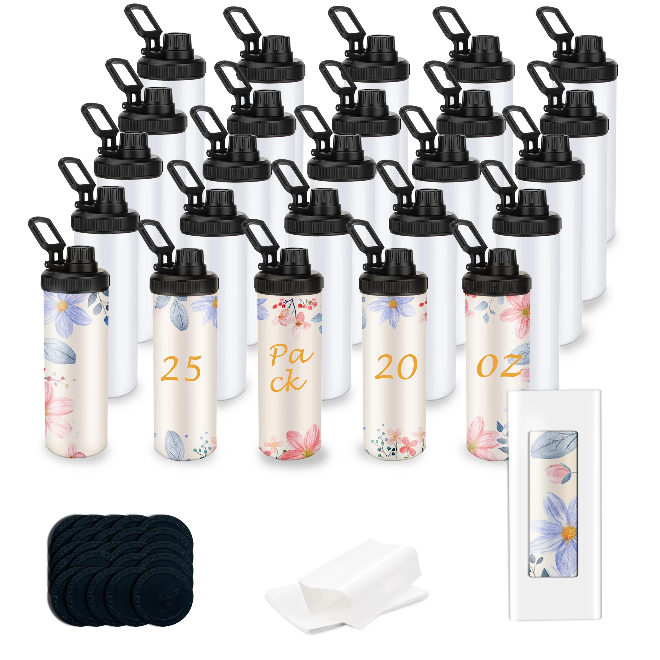 كوب من الفولاذ المقاوم للصدأ مع غطاء