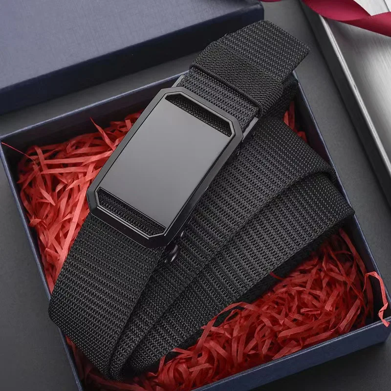 Mens Belt Xiaomi Mijia Toothless Automatic Buckle Nylon for Outdoor Leisure