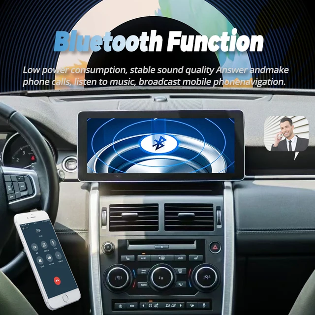 GPS 내비게이션을 갖춘 랜드로버 디스커버리 스포츠 L550 2015-2019 용 스테레오 라디오