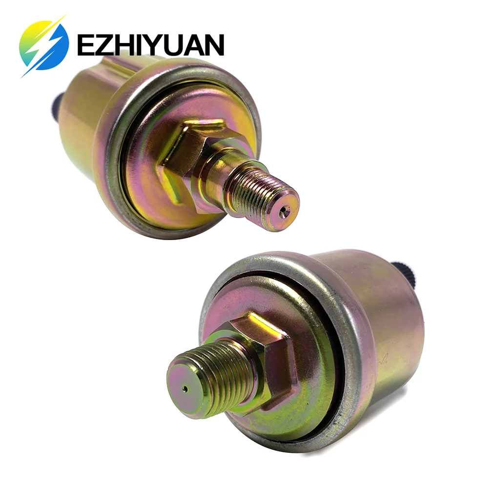 고품질 오일 압력 센서 0-10 바 1/8NPT 10mm 1/4NPT 13mm 디젤 발전기 부품 알람 압력 센서