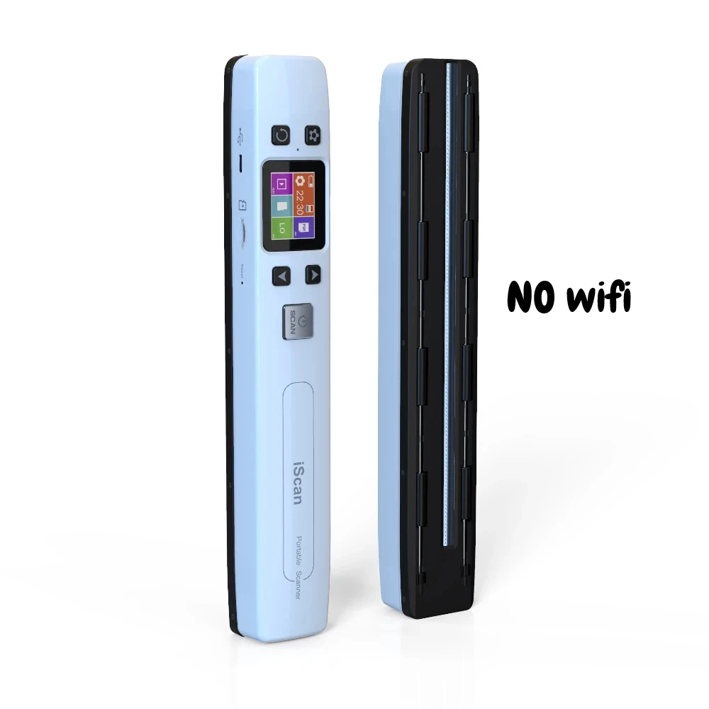 Scanner de photos de documents iScan Portable 1050DPI prise en charge WiFi et Scanner de photos portable rechargeable Format JPG/PDF,