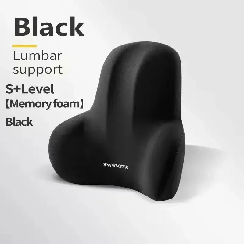 Ergonomic Memory Foam Lumbar Support Cushion for Versatile Pain Relief