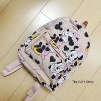 Disney Minnie New Original Fashion Girls Backpack High Quality Large Capacity Cute Children's School Bag Luxury Brand Backpack 2