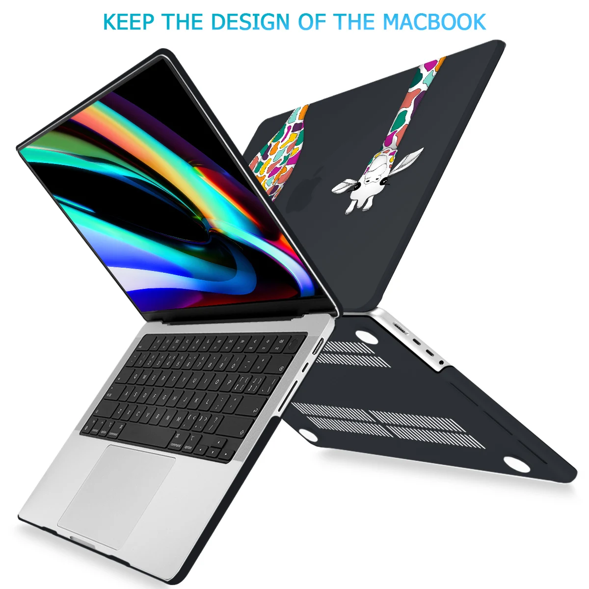 Redlai Capa de Plástico Rígida para Macbook Air Pro 11 12 13 16 Polegadas A2251 A2141 2023 m1 A2237 A2338 - Imagem 6