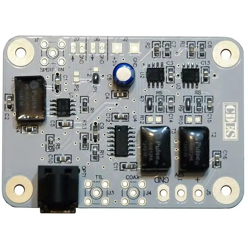 FEDI-SPDIF/TTL 입력을 SPDIF 광섬유 동축 밸런스 디지털 신호 출력 보드로 변환