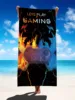 1pc Video Game Themed Beach Towel, Supersoft Oversized Beach Blanket, High Absorbency Bath Towel, Suitable For Travel 1