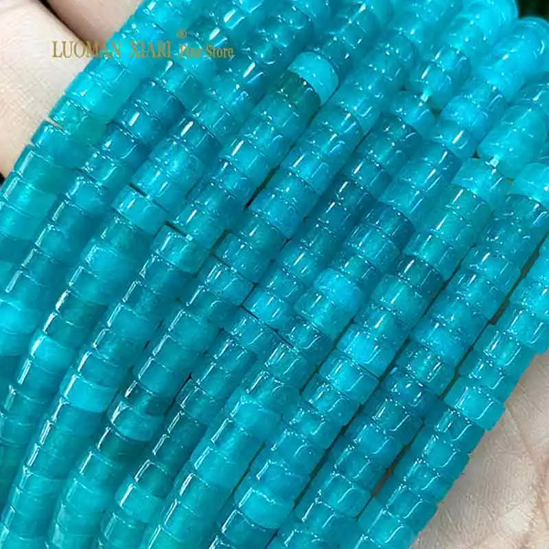 

Круглые бусины-разделители с натуральным камнем, 3x6 мм