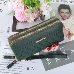 Elegant Women's Tassel Clutch - PU Leather Wallet & Card Holder (A - green)