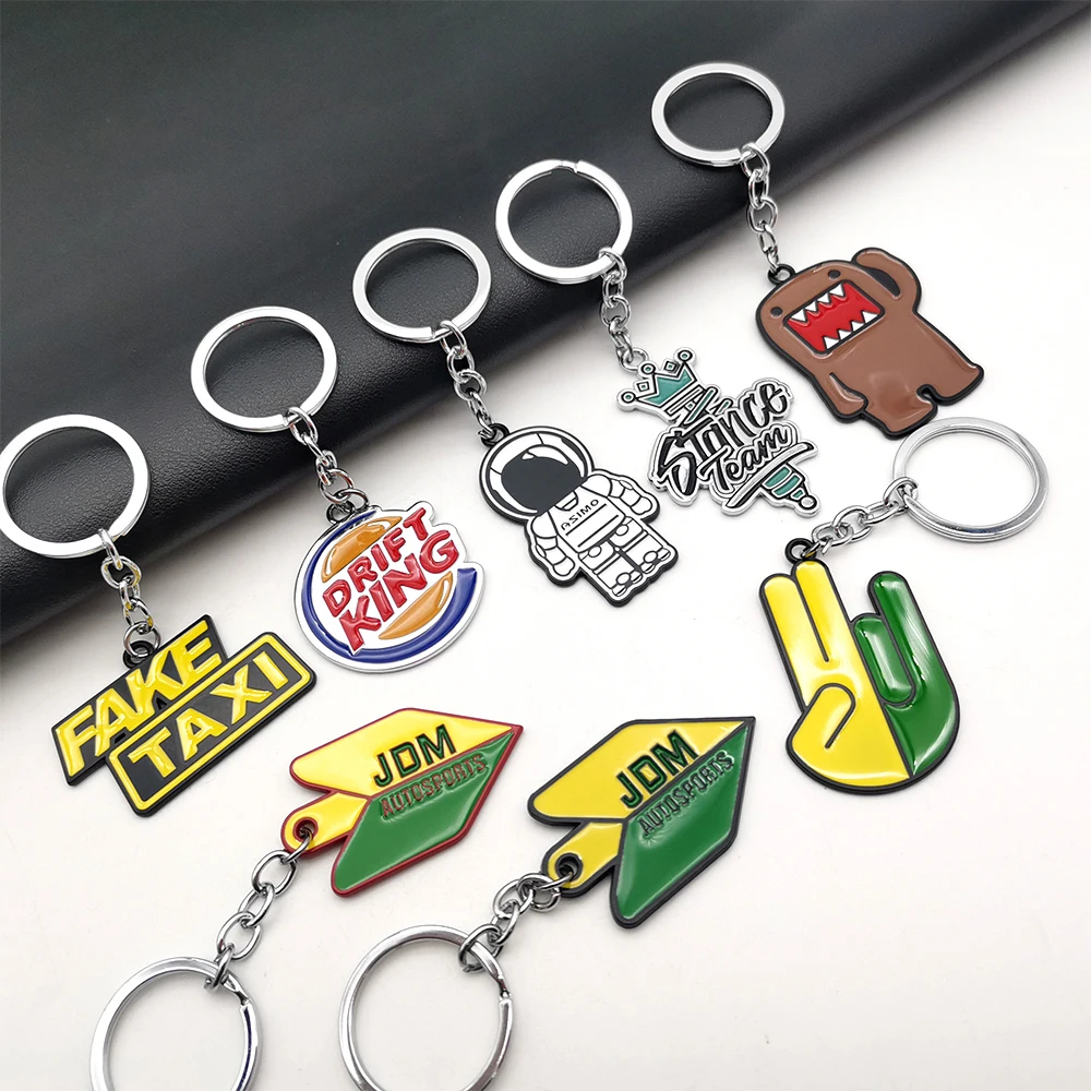 Hot-Sale-3D-Metal-Shock-Keychain-JDM-Culture-Car-Auto-Parts-JDM-Domo ...
