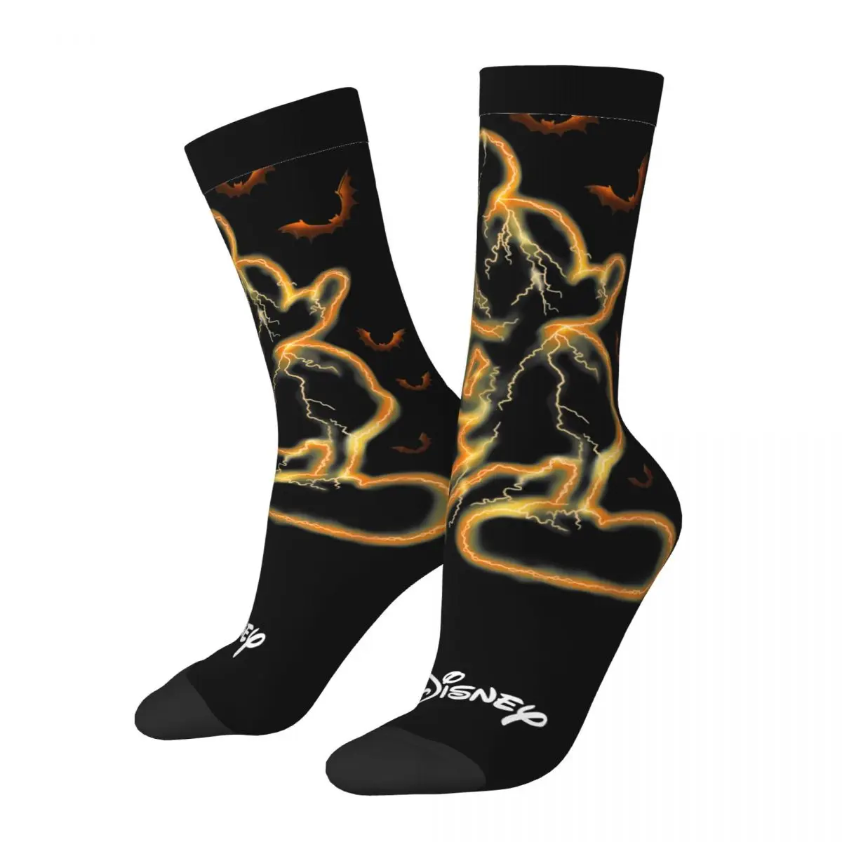 thumbnail image 1 of Calcetines divertidos y alegres con diseño de murciélago de terror para hombre, estilo retro Harajuku, Mickey Mouse, hip hop, novedosos, sin costuras, con estampado de regalo, 1 of 7