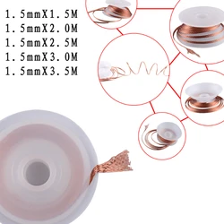 1.5mm-3.5mm 1.5M Desoldering Braid Solder Remover Wick Wire Welding Tin Sucker Cable Lead Cord Flux Repair Tool