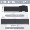 1 Roll Disposable Black Barber Neck Strips Barber Neck Paper Stretchy Strip Neck Edge Paper Haircut Styling Accessories 5