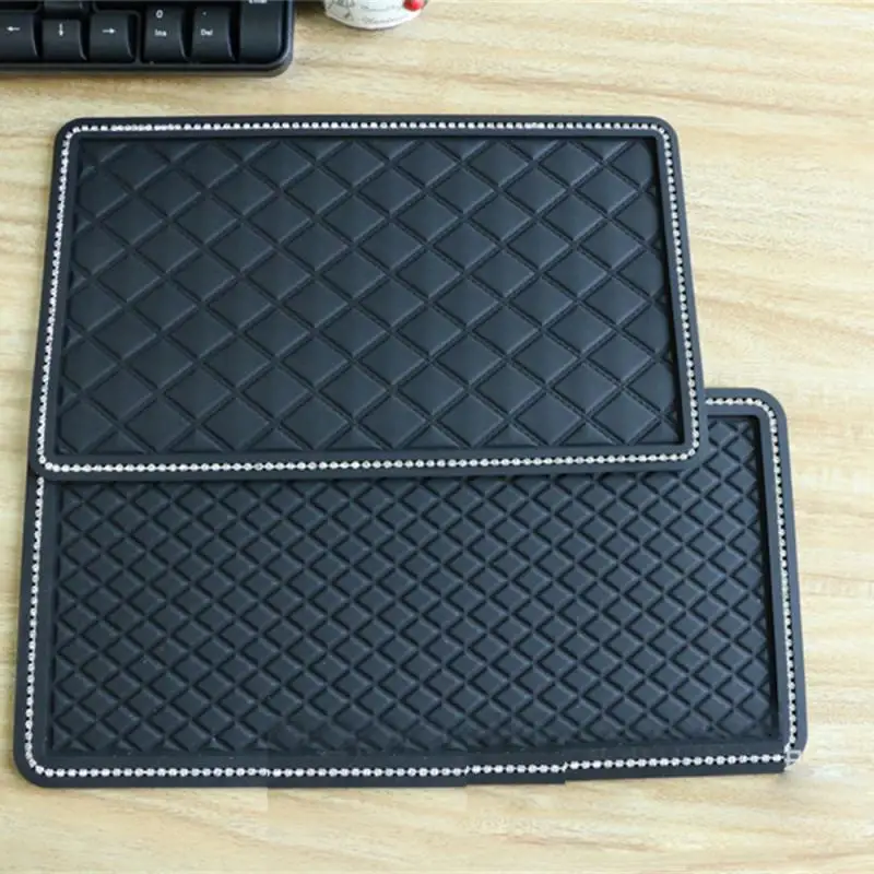 New Car Anti-slip Mat Car Dashboard Anti-slip Pads Auto Center Console Silicone Interior Dashboard Phone Storage Pads