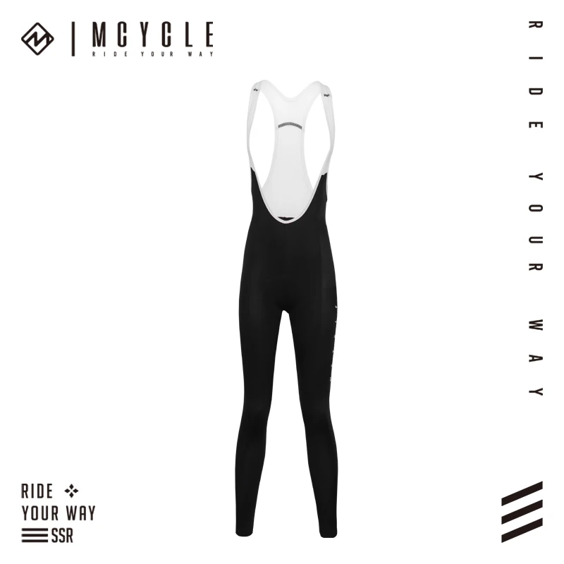 Mcycle Women Cycling Bib Pants 3D Pad Cycling Pant Seamless Legging Pockets Breathable Bib Tights