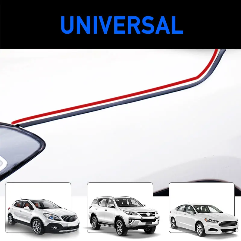 

4m Car Hood Sealing Strip Auto Rubber Seal Strips for Engine Covers Protector Trim Sealant Noise Insulation Waterproof