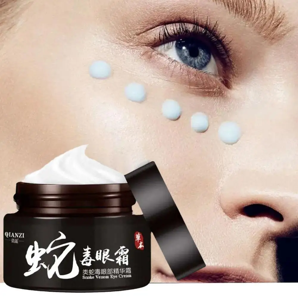 

Snake Peptide Eye Cream Wrinkle Remove Anti Puffiness Dark Circles Eye Bags Fade Fine Lines Moisturizing Brighten Eye Care