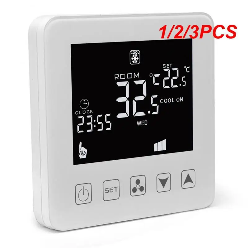 

1/2/3PCS WiFi Smart Thermostat for Central Air Conditioner Fan Coil Units FCU Room Temperature Controller Cooling Heating