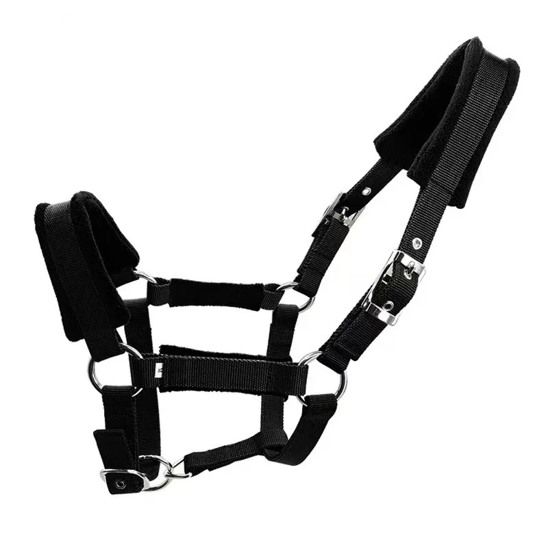 Horse Halter Bridle Adjustable Horse Halter Bridle Soft Horse Riding Equipment Equestrian Protect Cheval Sport Accessories
