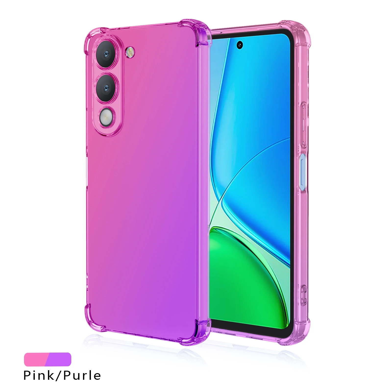 Gradient Airbag TPU Shockproof Case - Protective Cover s Coque Capa