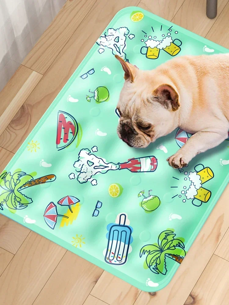 Pet Cooling Mat For Dogs And Cats, Reusable Ice Blanket For Pets_voghion.com