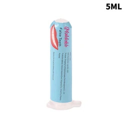 Temporary Tooth Repair Kit with Adhesive and Whitening Features - Dental Cosmetic Solution (5ML)