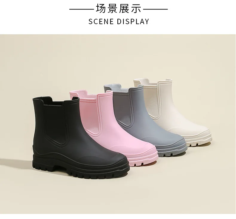 Boots Femme Bottes De Jardin Pour Femme, Bottes De Pluie Courtes