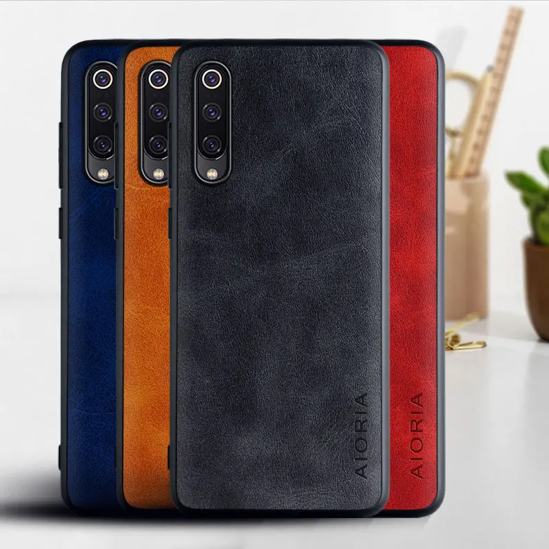 Luxury Vintage Leather Phone Case Cover