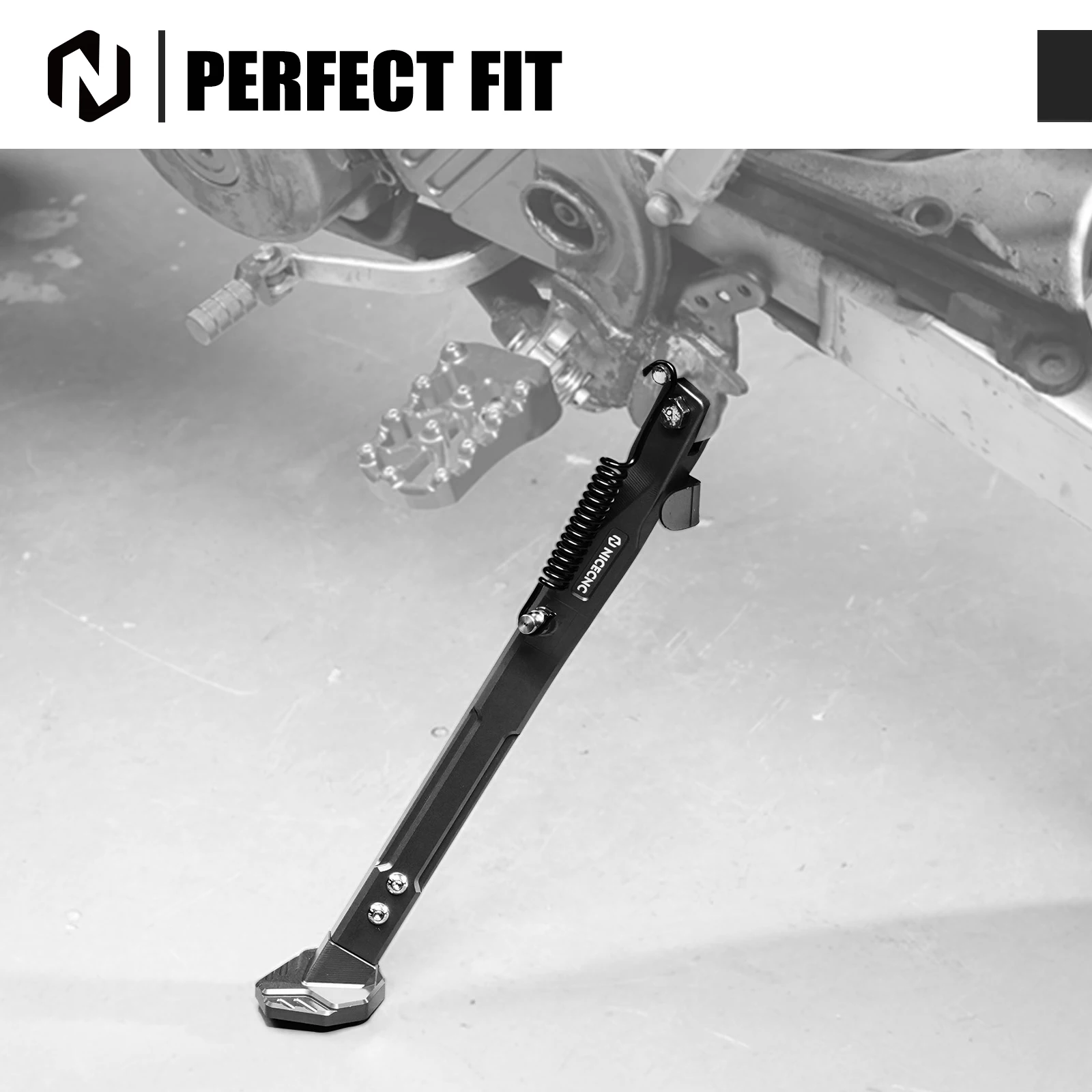 NICECNC Für Suzuki 2000-2024 DR-Z 400SM 400S 400E 400 DRZ400SM DRZ400S DRZ400E DRZ400 Motocross Verstellbarer Ständer Seitenständer – Detail 8