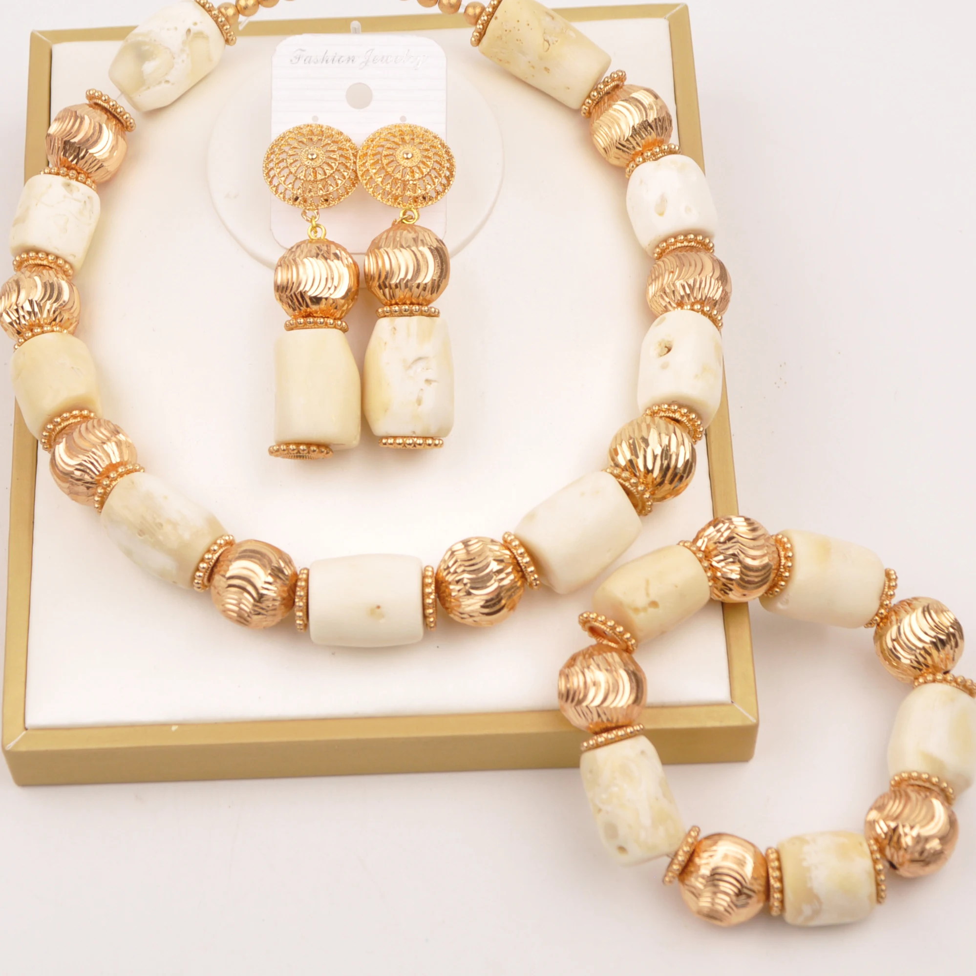 natural-white-coral-beads-african-jewelry-sets