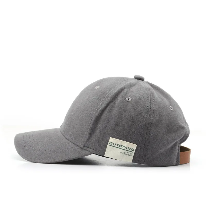 Nowe męskie i damskie czapki z daszkiem regulowane dorywczo bawełniane kapelusze przeciwsłoneczne unisex jednokolorowe czapki z daszkiem czapka męska czapka kobieta 2022_voghion.com