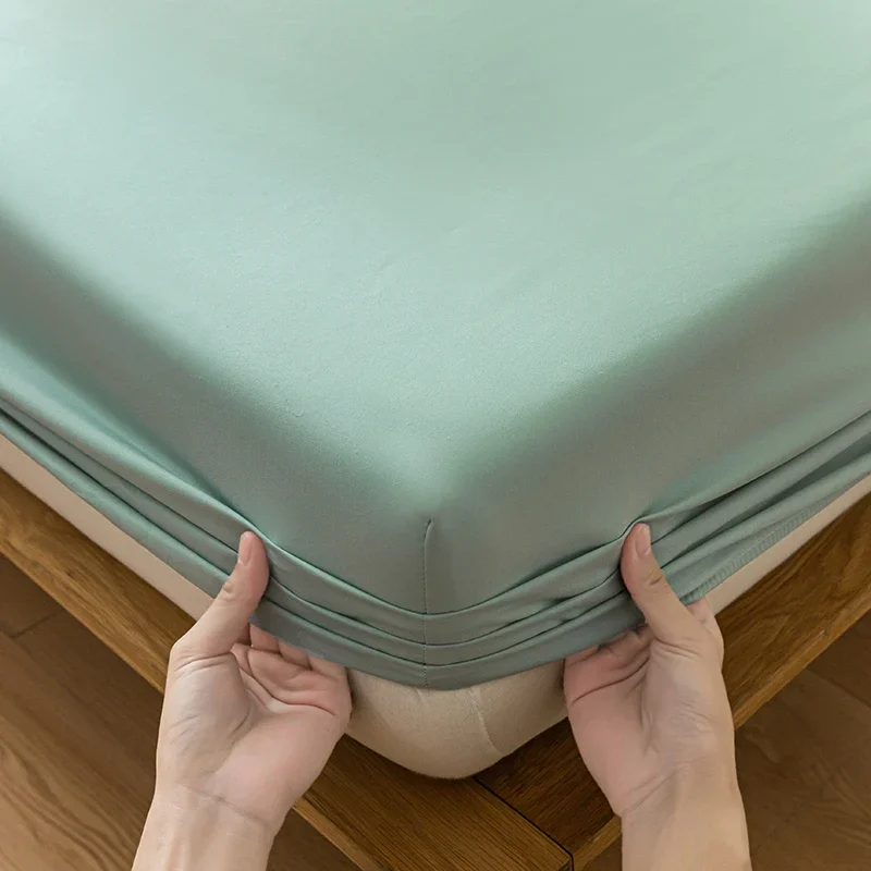 Waterproof Fitted Sheet Single Double King Size Mattress Cover 90x200 160x200 200x220 With Elastic Band Bed Sheet 3