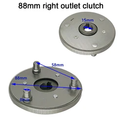Electric Bike Motor Clutch Replacement Accessory - 500W - 750W Planet Gear Base (88mm Right Outlet)